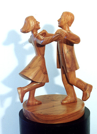 Candace Knapp, "Happy Dance" -sculpture