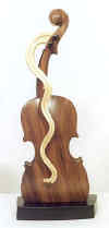 Candace Knapp: "Young Violin" - sculpture